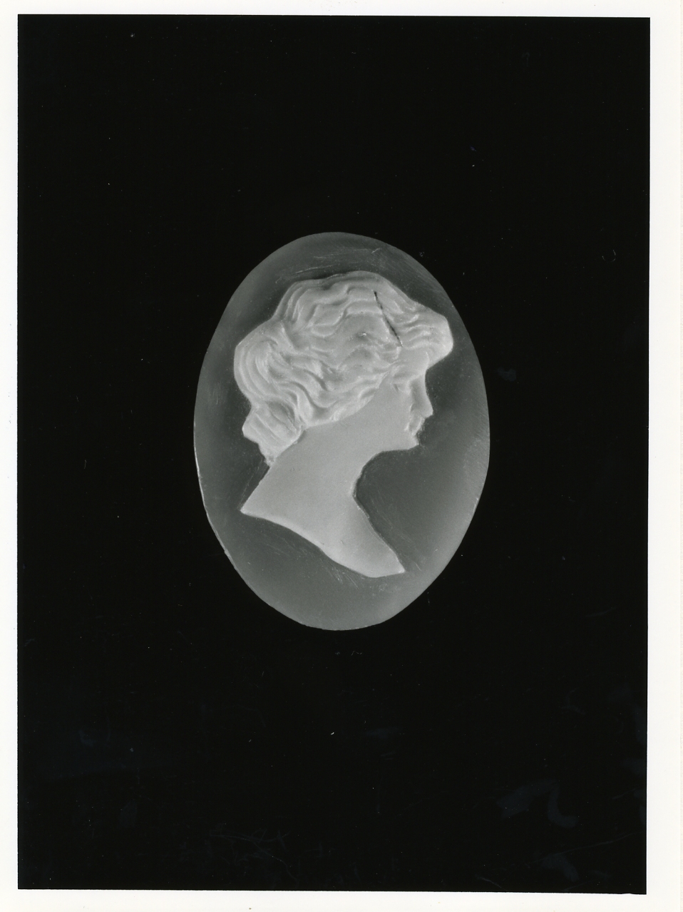 testa di donna (cammeo) - bottega napoletana (primo quarto sec. XX)