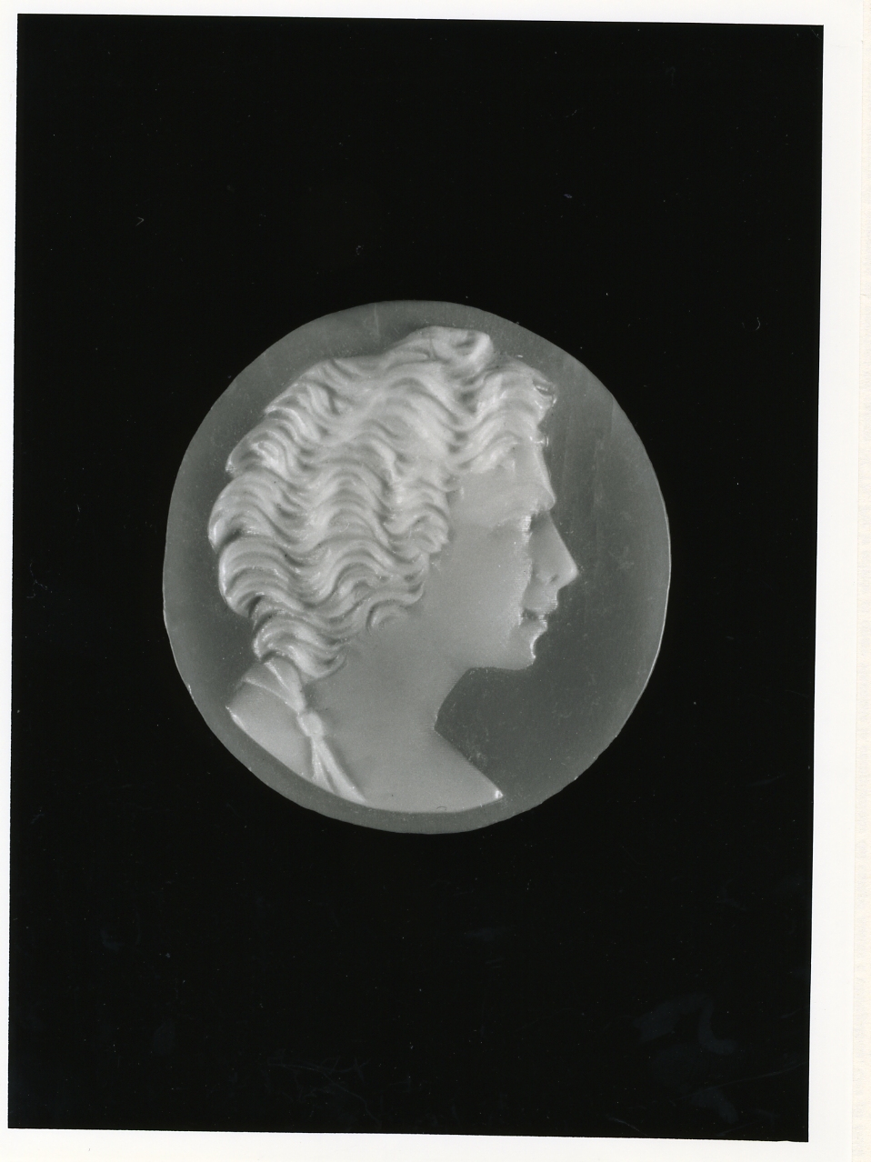 testa di donna (cammeo) - bottega napoletana (primo quarto sec. XX)