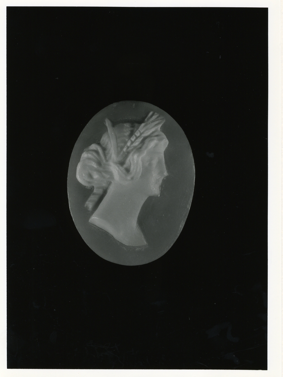 testa di donna (cammeo) - bottega napoletana (primo quarto sec. XX)