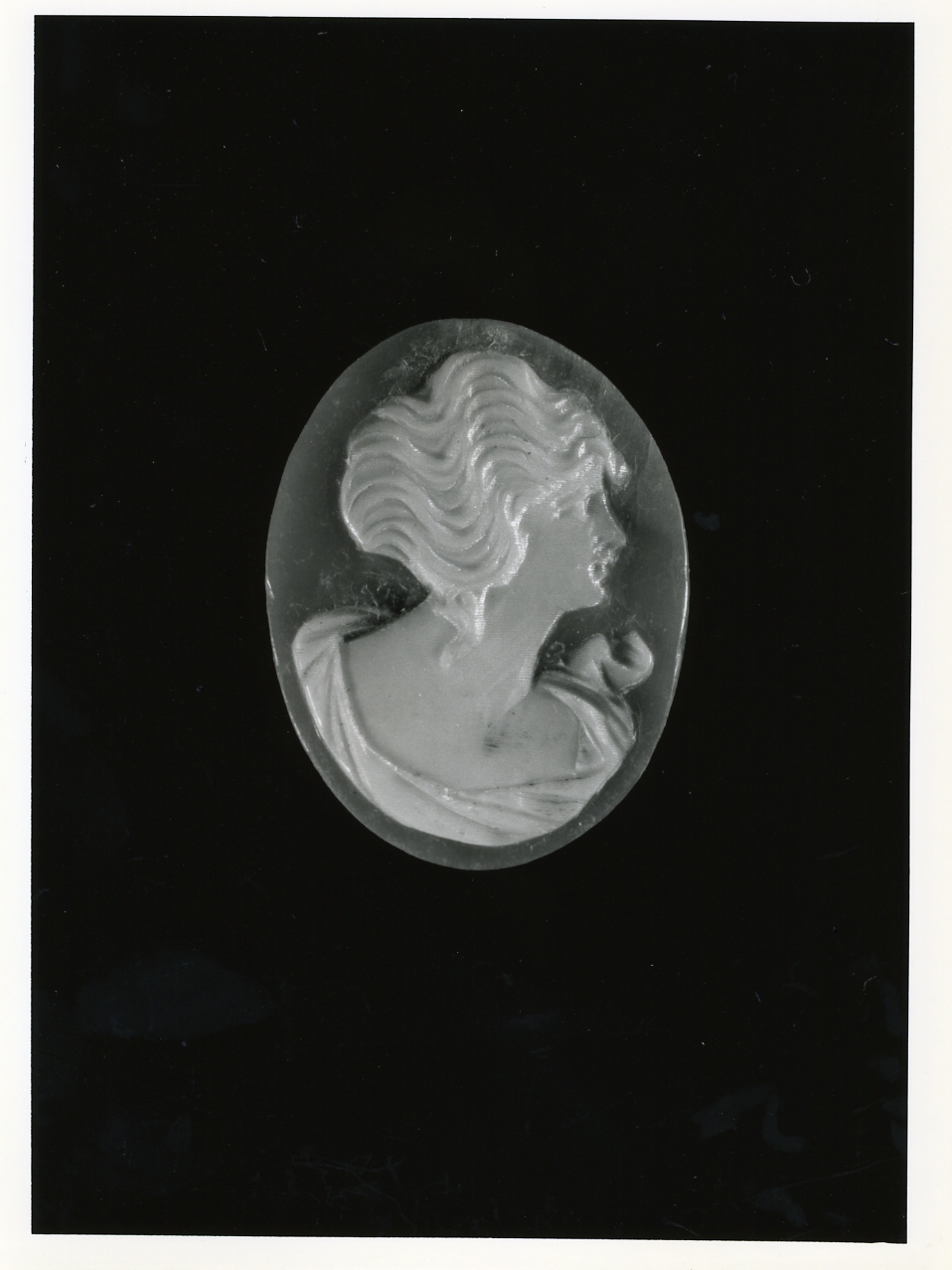 testa di donna (cammeo) - bottega napoletana (primo quarto sec. XX)