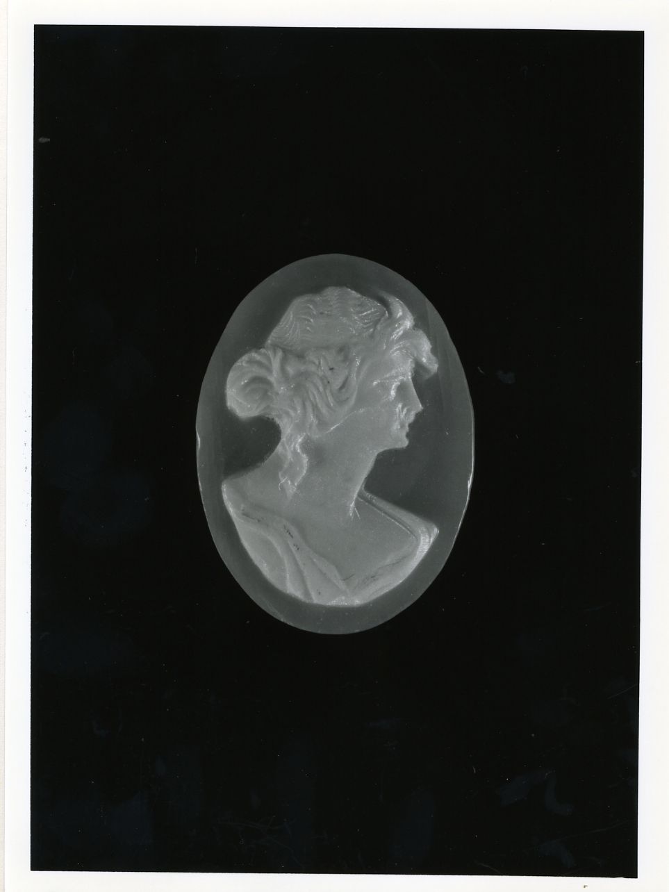 testa di donna (cammeo) - bottega napoletana (primo quarto sec. XX)