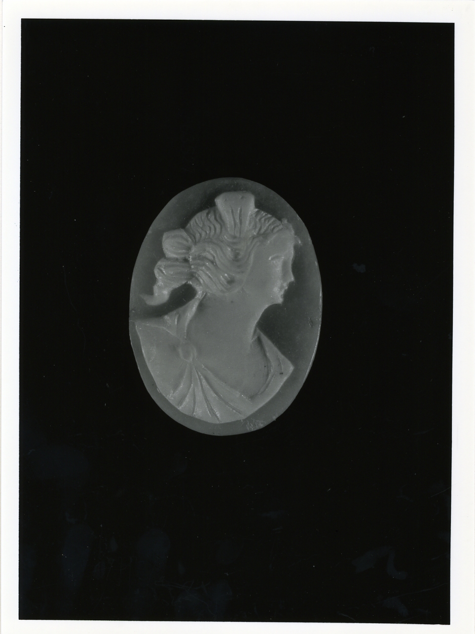 testa di donna (cammeo) - bottega napoletana (primo quarto sec. XX)