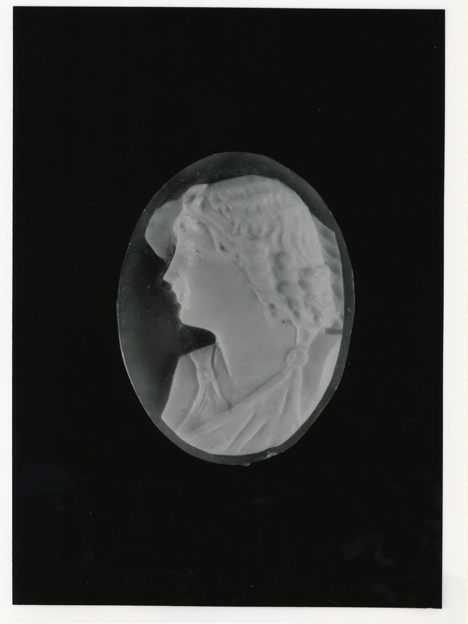 testa di donna (cammeo) - bottega napoletana (primo quarto sec. XX)