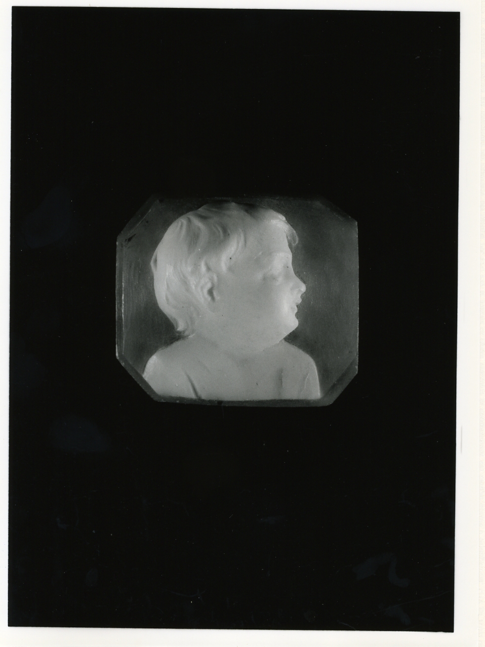 testa di bambino (cammeo) - bottega napoletana (primo quarto sec. XX)