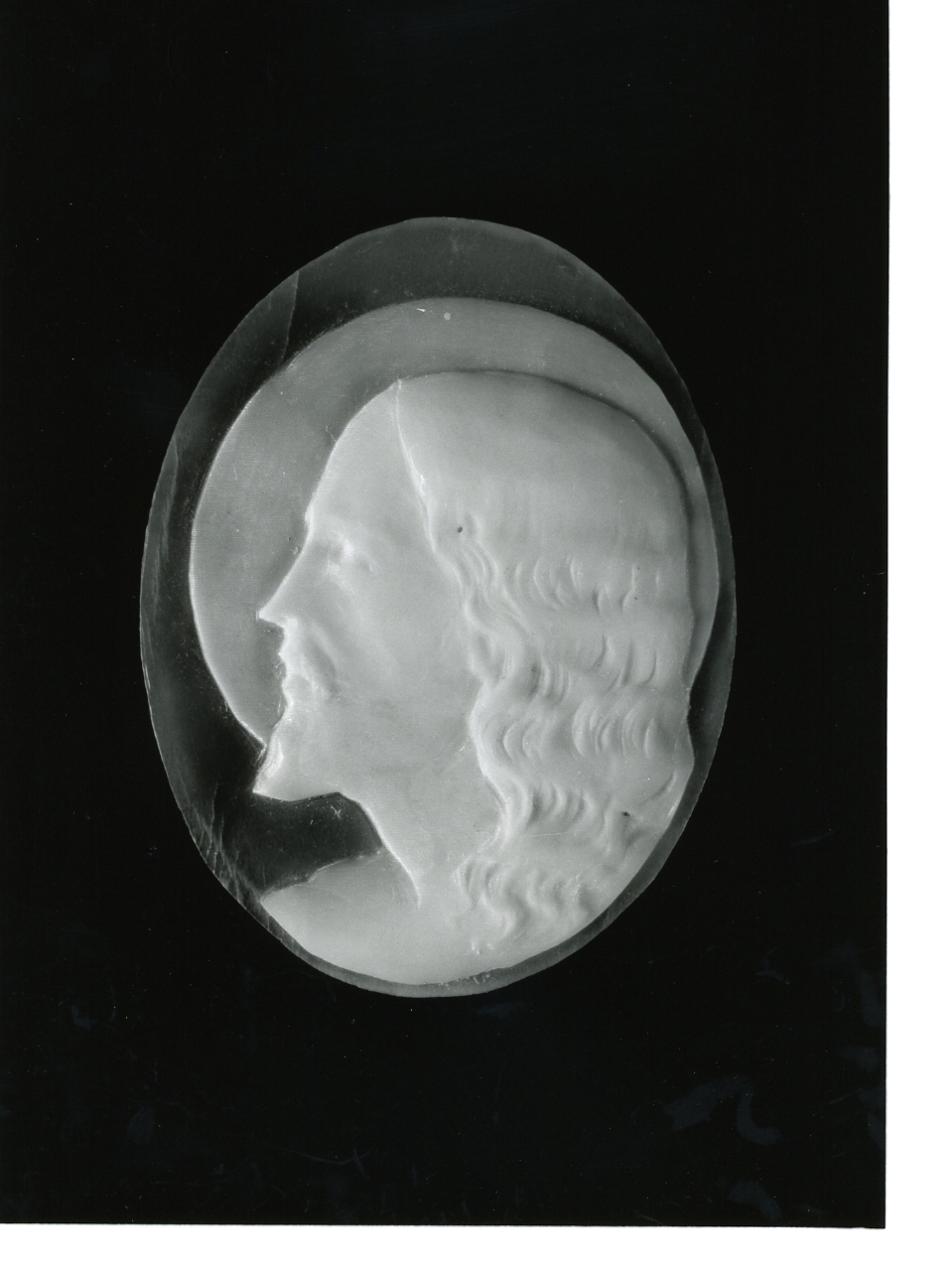 testa di donna (cammeo) - bottega napoletana (primo quarto sec. XX)