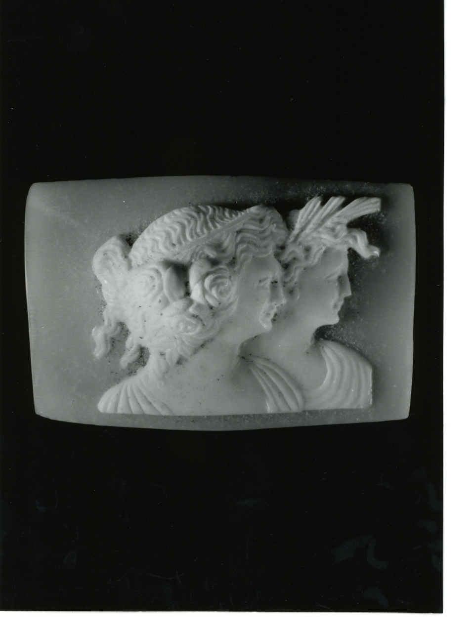 testa di donna (cammeo) - bottega napoletana (primo quarto sec. XX)