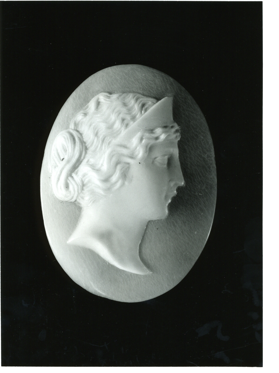 testa di donna (cammeo) - bottega napoletana (primo quarto sec. XX)