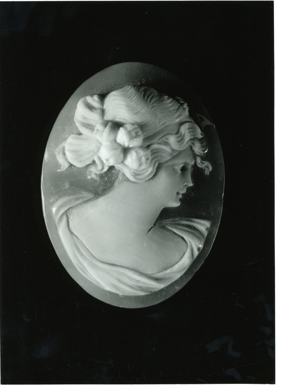 testa di donna (cammeo) - bottega napoletana (primo quarto sec. XX)