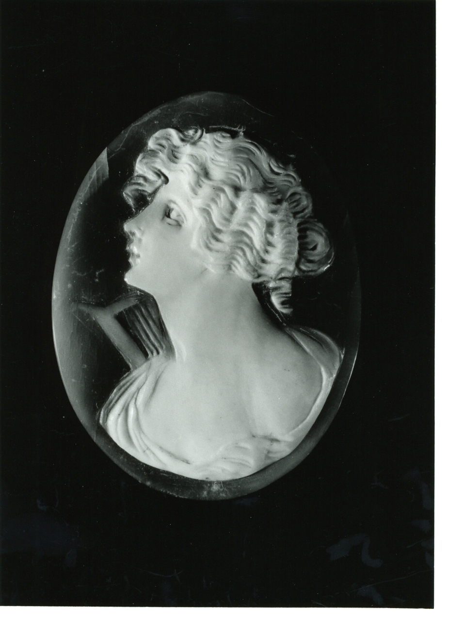 testa di donna (cammeo) - bottega napoletana (primo quarto sec. XX)