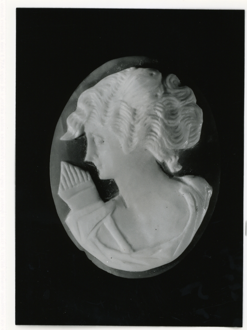 testa di donna (cammeo) - bottega napoletana (primo quarto sec. XX)