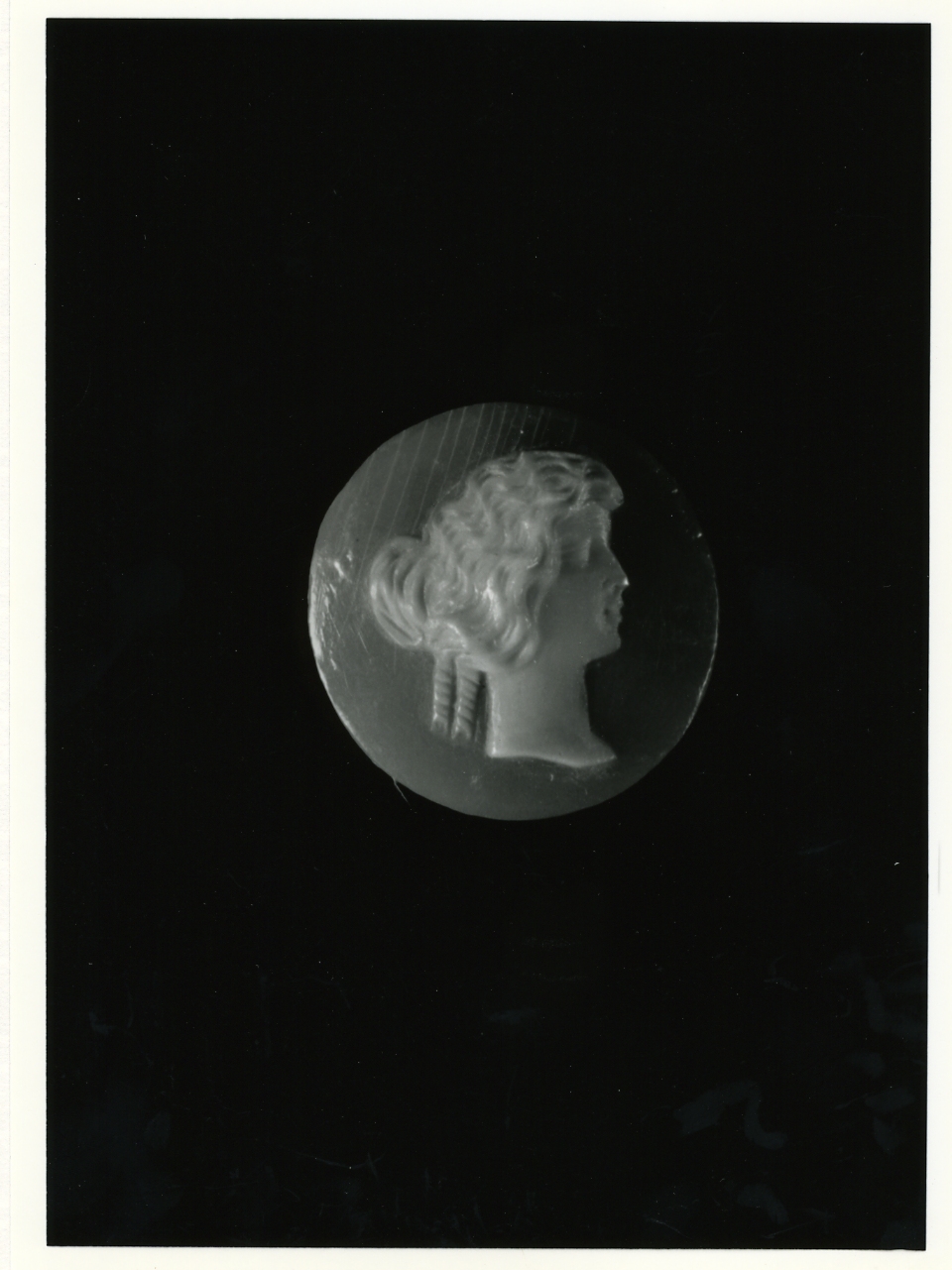 testa di donna (cammeo) - bottega napoletana (primo quarto sec. XX)