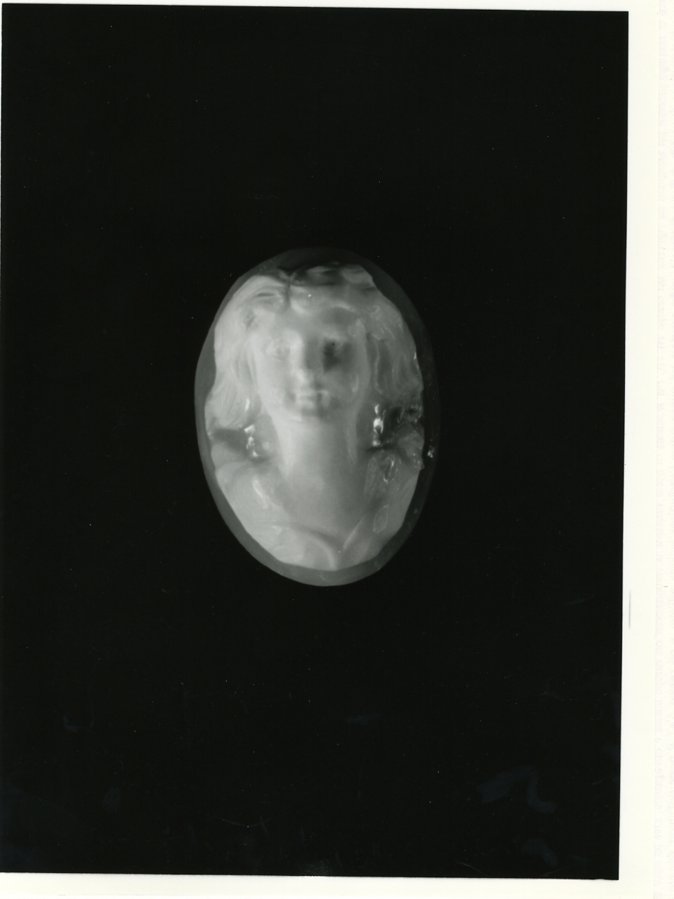 testa di donna (cammeo) - bottega napoletana (primo quarto sec. XX)