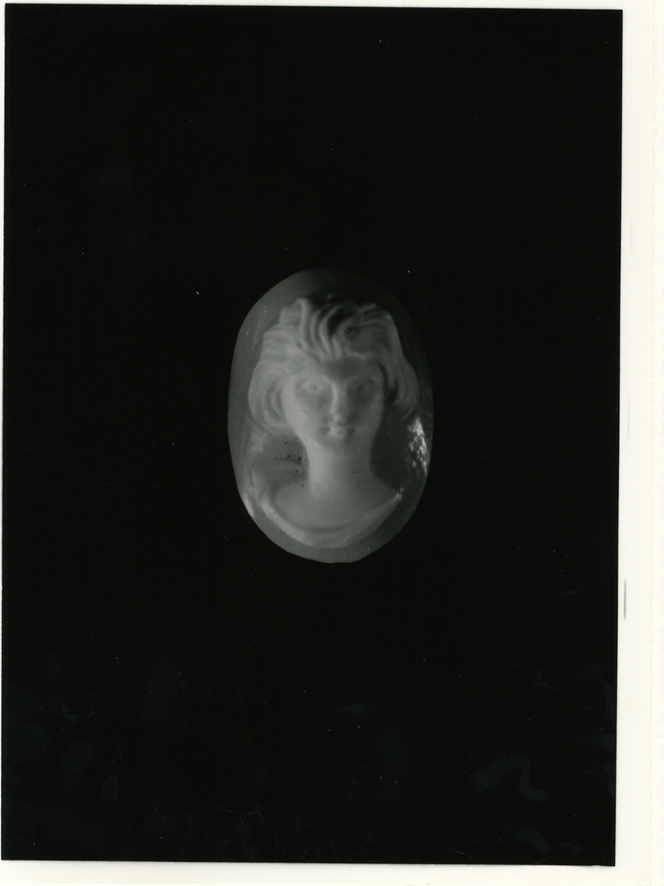 testa di donna (cammeo) - bottega napoletana (primo quarto sec. XX)