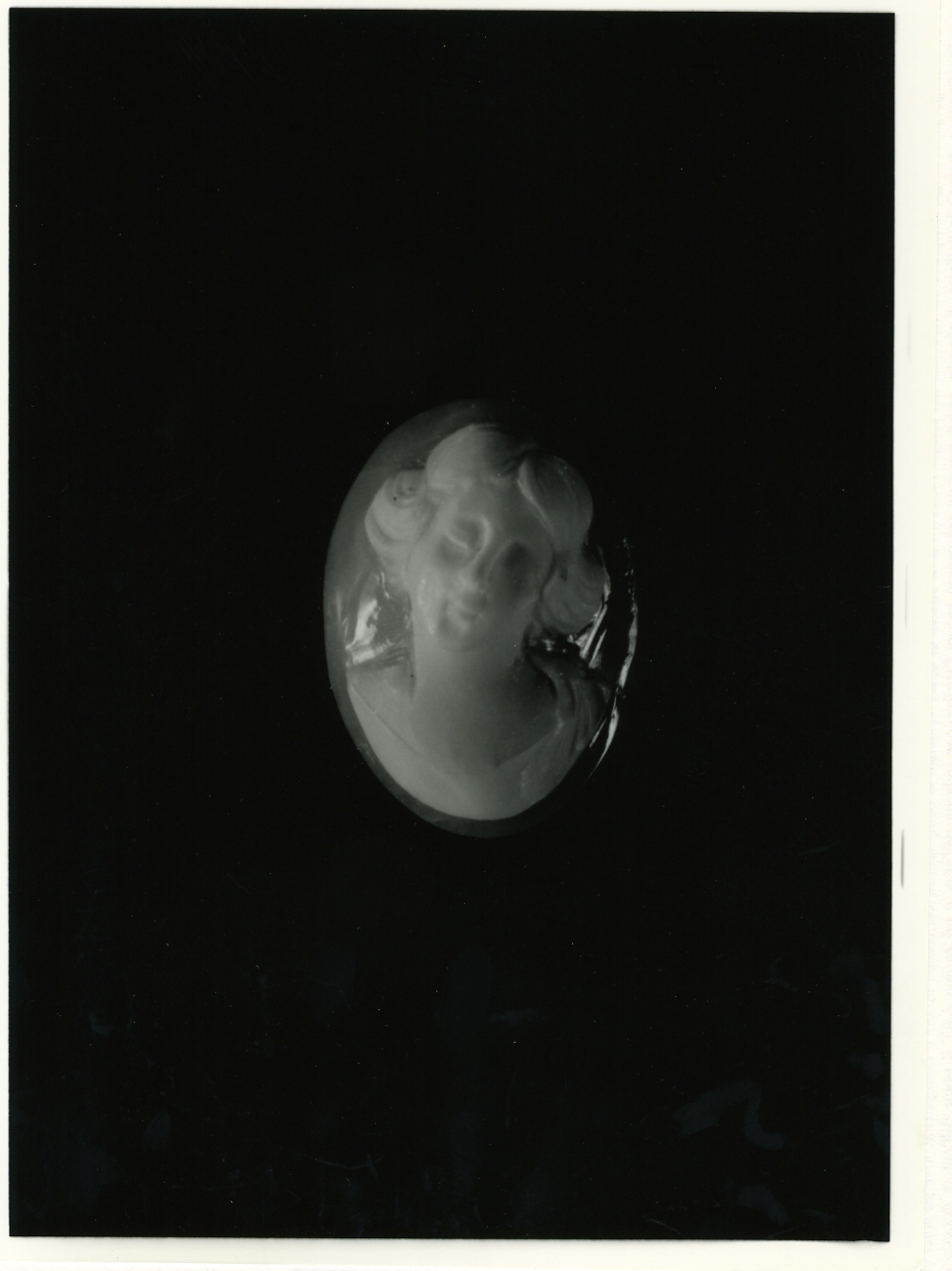 testa di donna (cammeo) - bottega napoletana (primo quarto sec. XX)