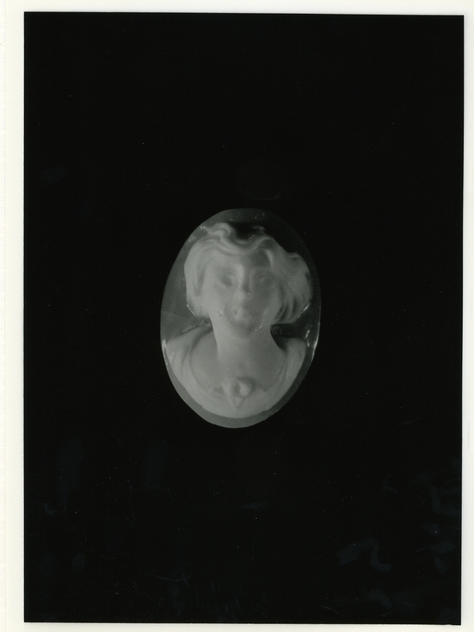 testa di donna (cammeo) - bottega napoletana (primo quarto sec. XX)