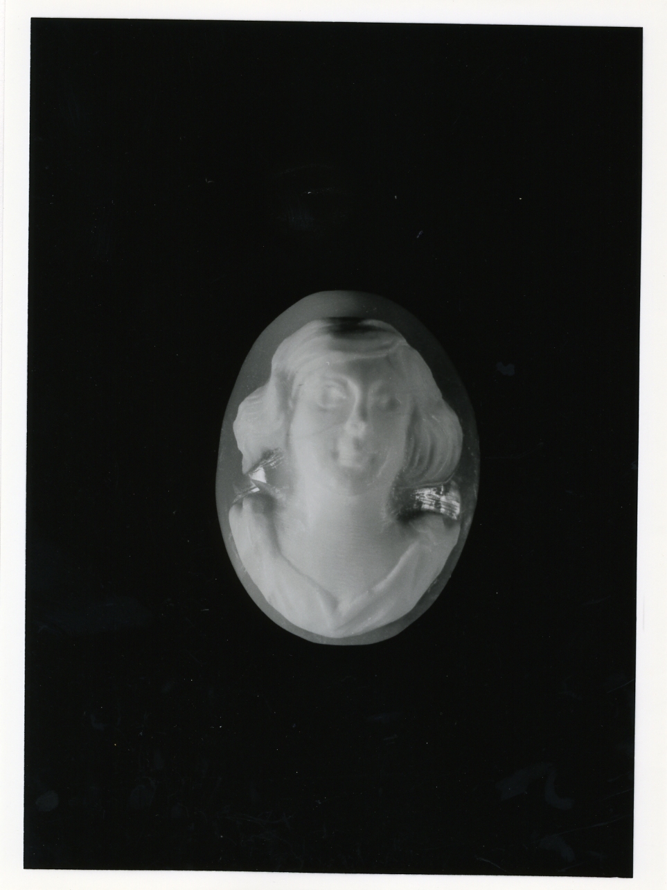 testa di donna (cammeo) - bottega napoletana (primo quarto sec. XX)