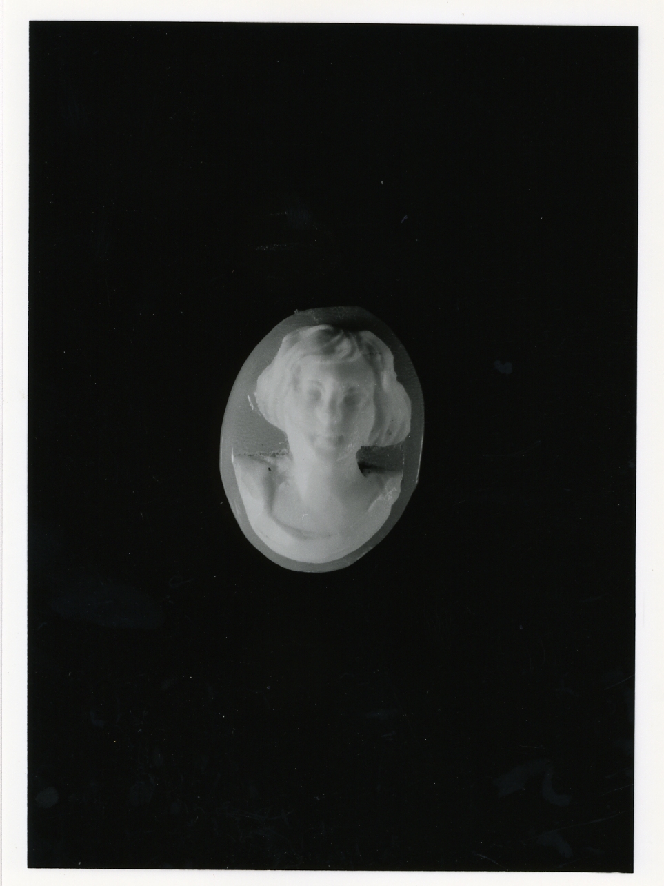 testa di donna (cammeo) - bottega napoletana (primo quarto sec. XX)