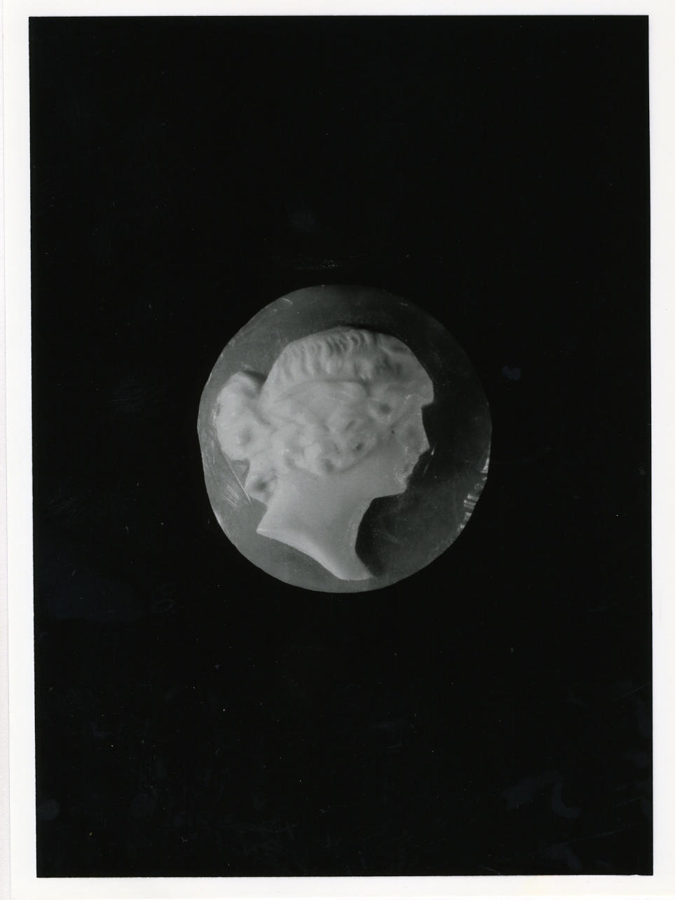 testa di donna (cammeo) - bottega napoletana (primo quarto sec. XX)