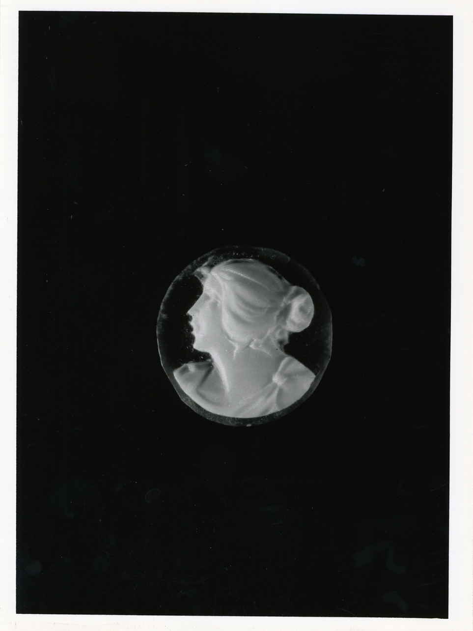 testa di donna (cammeo) - bottega napoletana (primo quarto sec. XX)