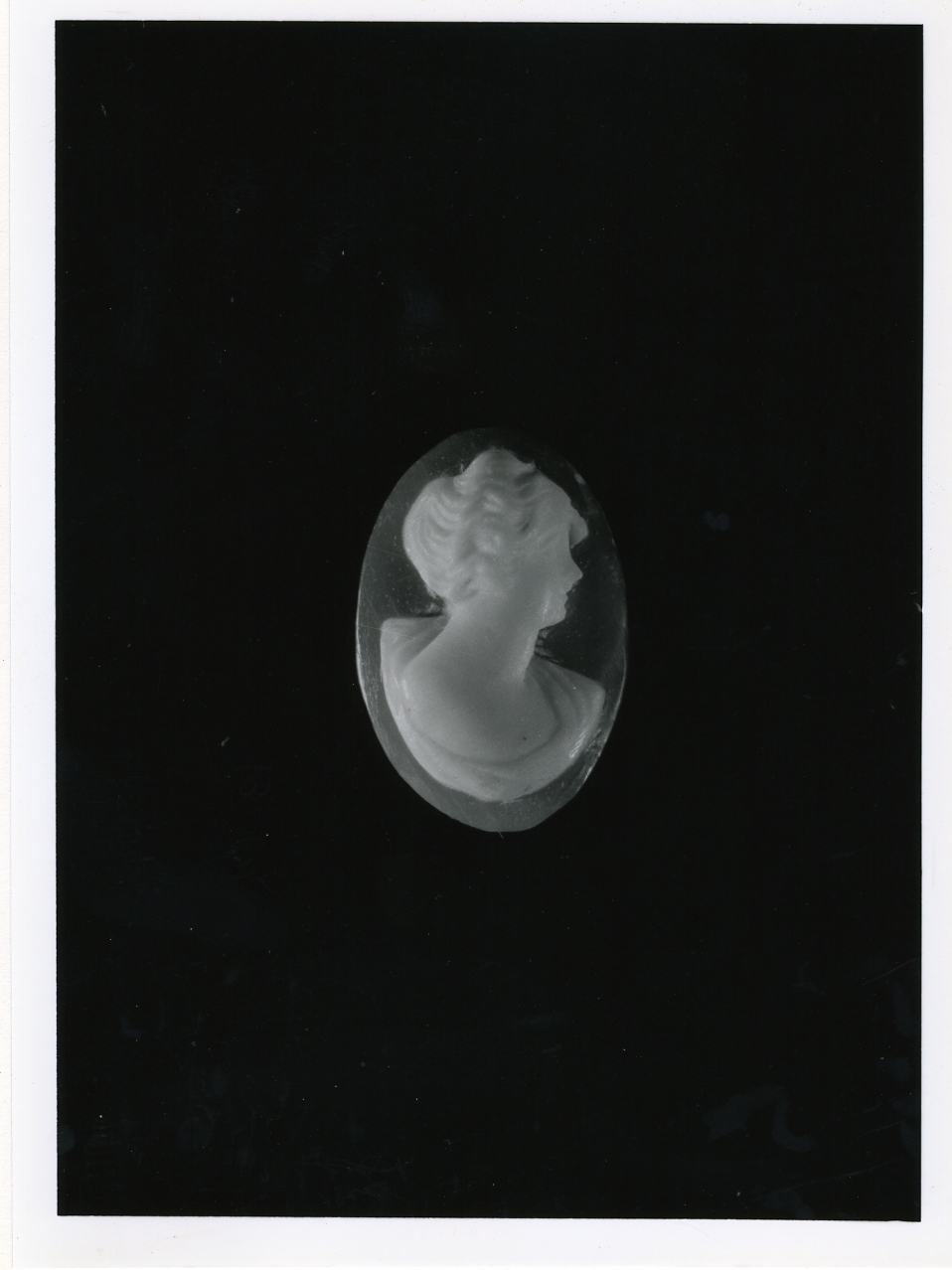 testa di donna (cammeo) - bottega napoletana (primo quarto sec. XX)