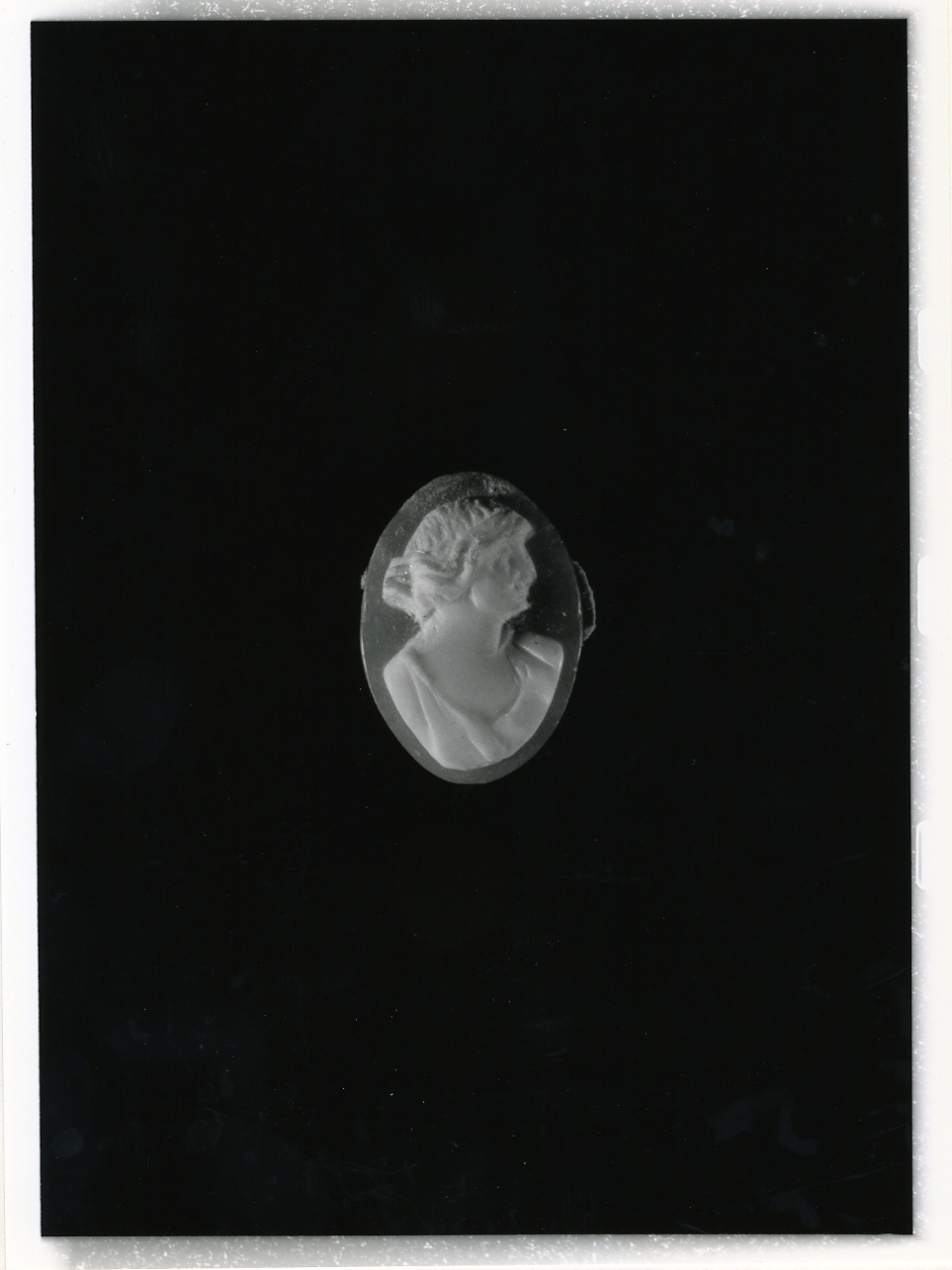 testa di donna (cammeo) - bottega napoletana (primo quarto sec. XX)