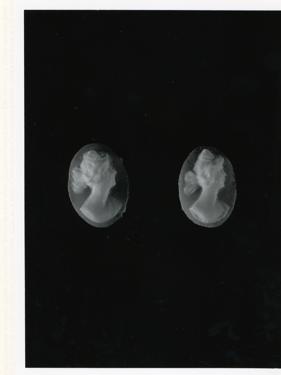 testa di donna (cammeo) - bottega napoletana (primo quarto sec. XX)