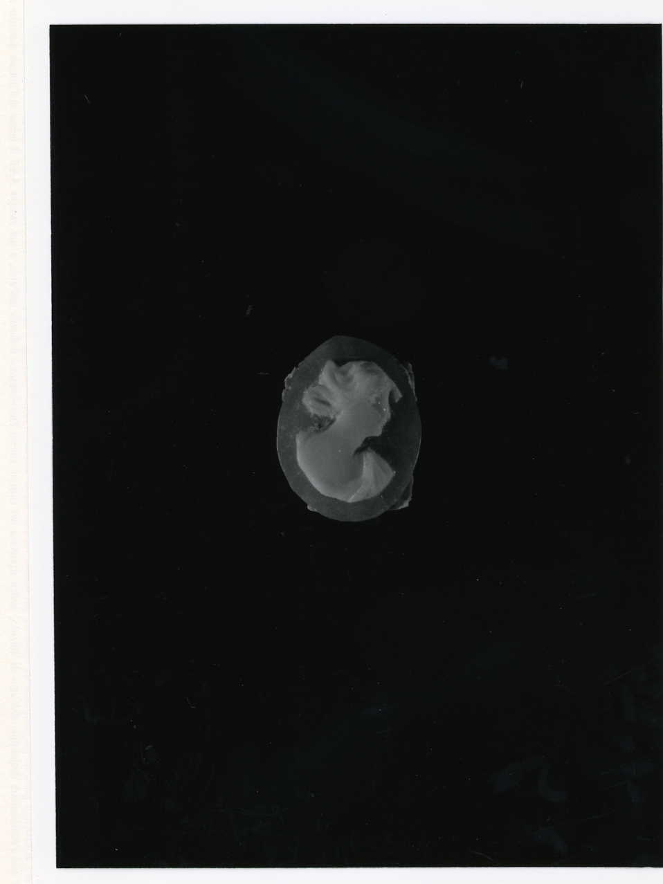 testa di donna (cammeo) - bottega napoletana (primo quarto sec. XX)