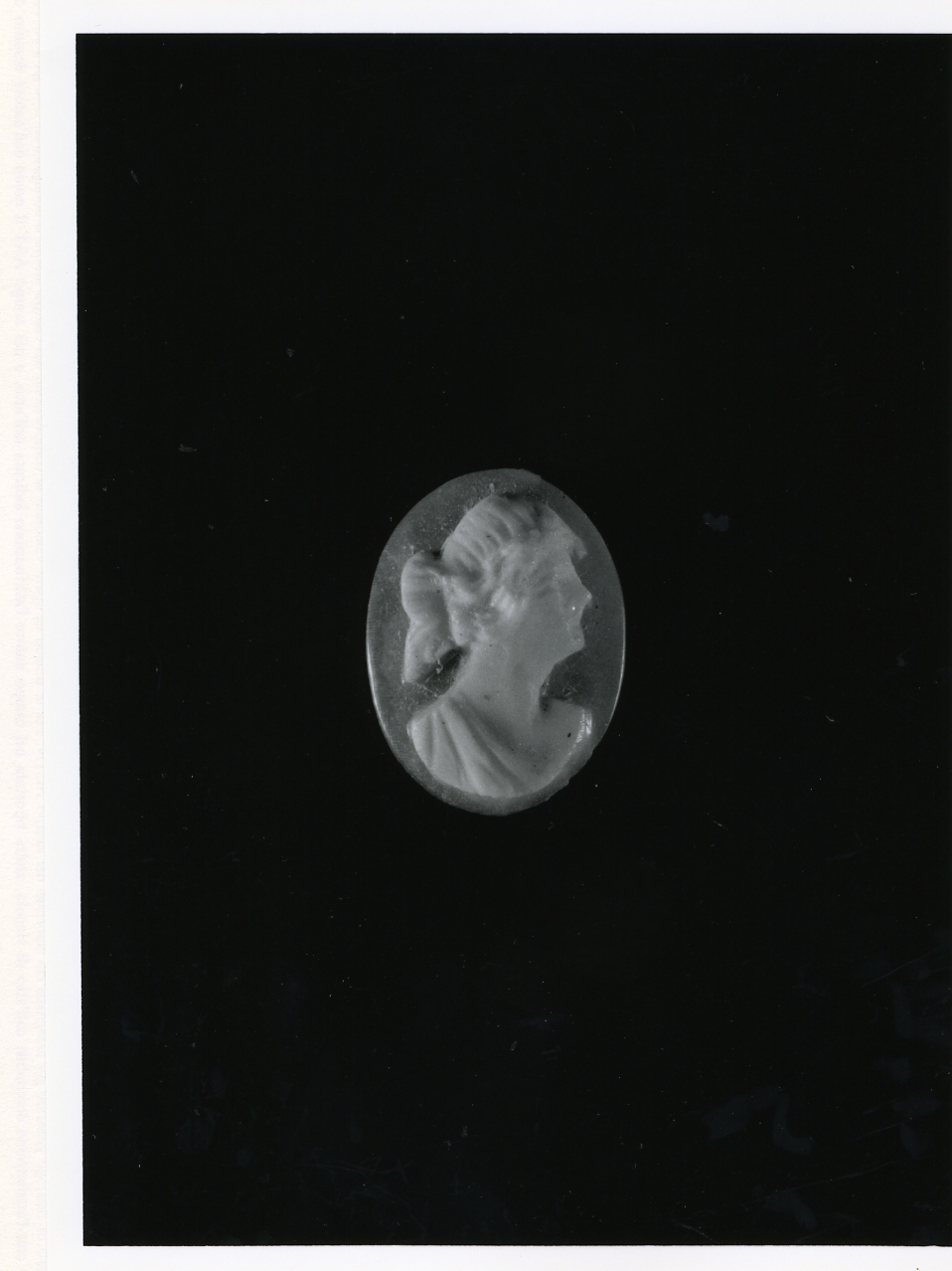 testa di donna (cammeo) - bottega napoletana (primo quarto sec. XX)