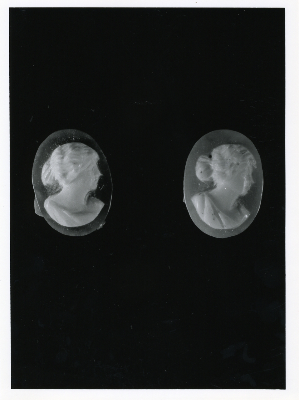 testa di donna (cammeo) - bottega napoletana (primo quarto sec. XX)