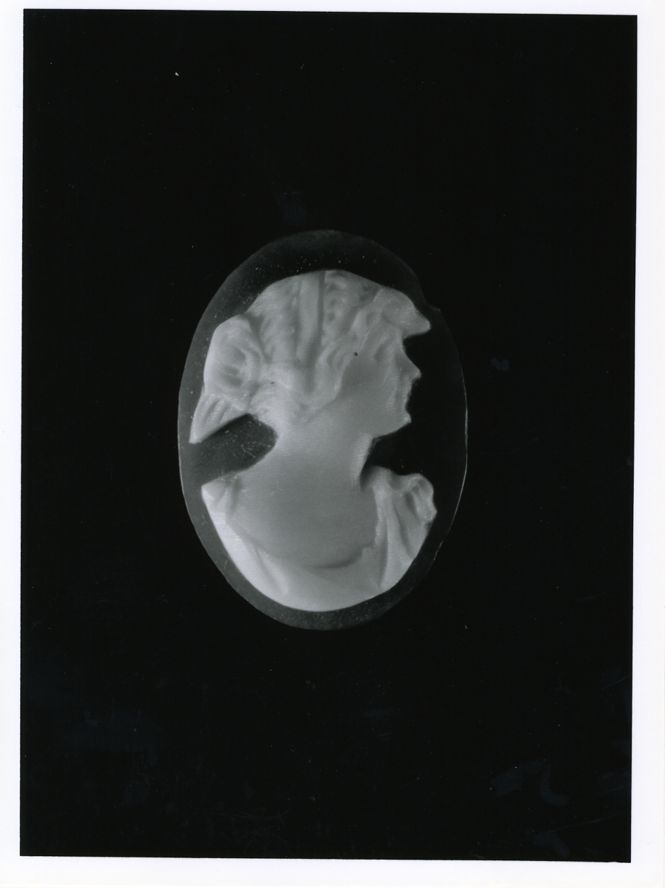 testa di donna (cammeo) - bottega napoletana (primo quarto sec. XX)