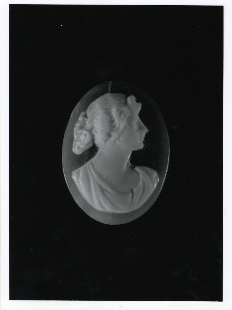 testa di donna (cammeo) - bottega napoletana (primo quarto sec. XX)