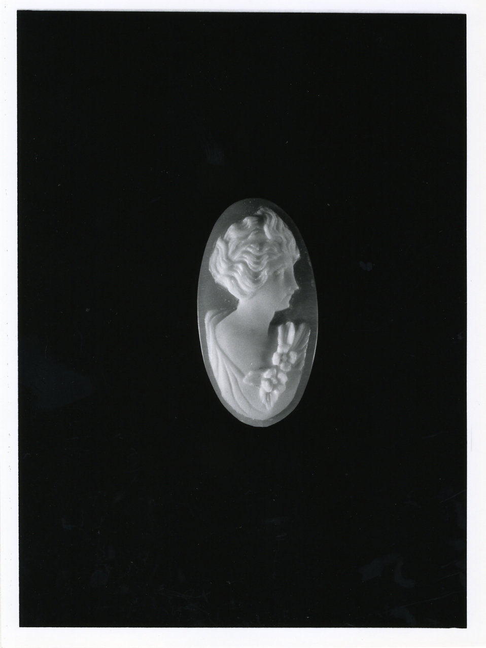 testa di donna (cammeo) - bottega napoletana (primo quarto sec. XX)