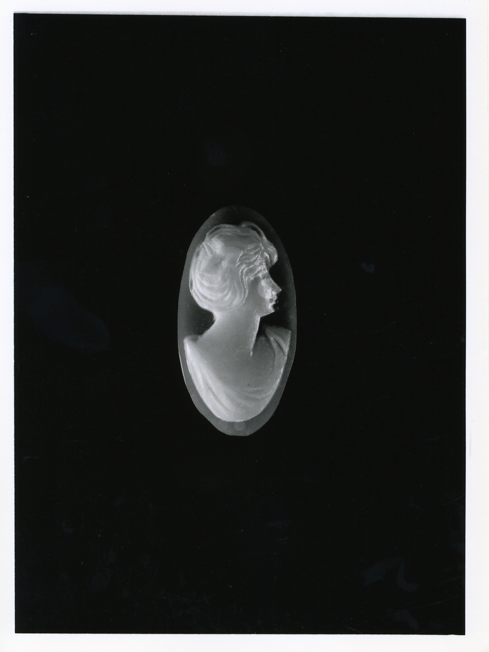 testa di donna (cammeo) - bottega napoletana (primo quarto sec. XX)
