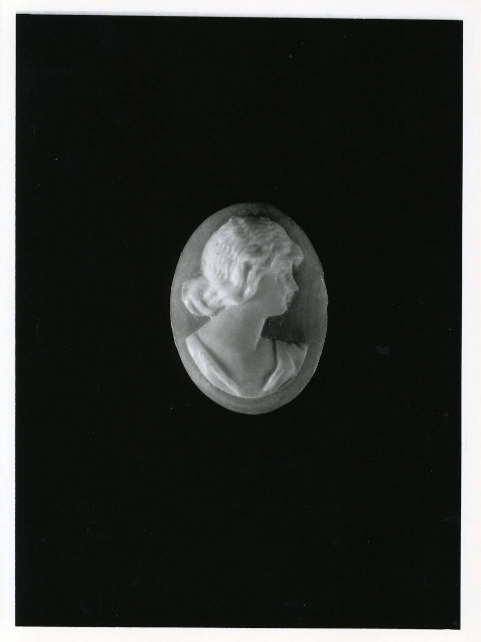 testa di donna (cammeo) - bottega napoletana (primo quarto sec. XX)