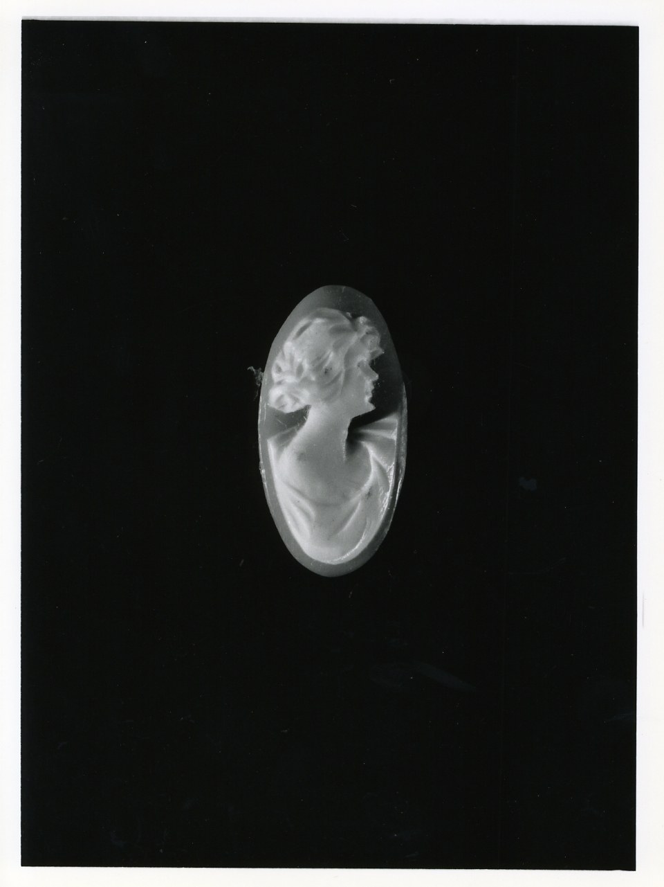 testa di donna (cammeo) - bottega napoletana (primo quarto sec. XX)