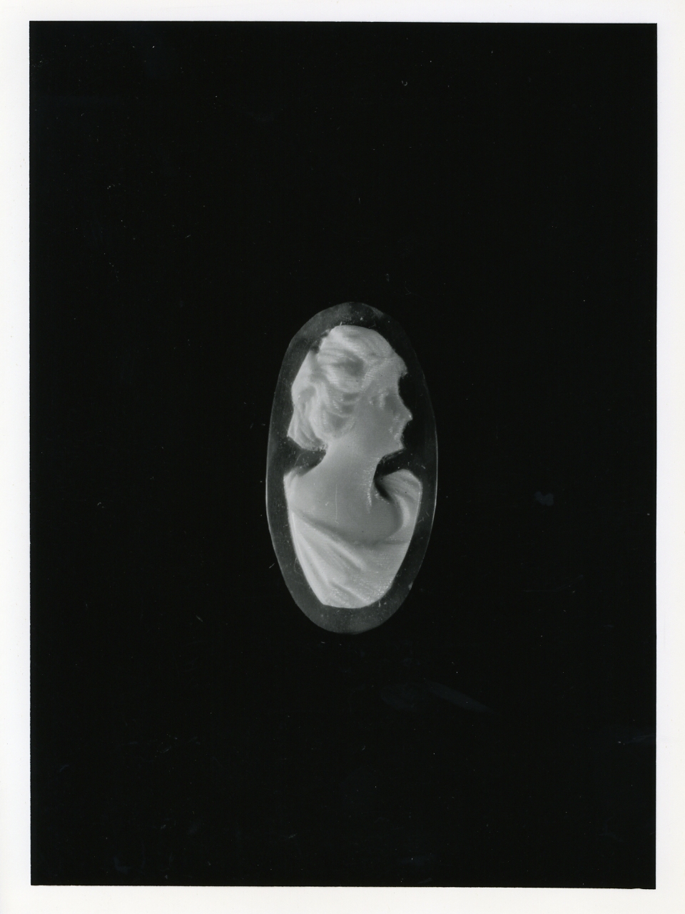 testa di donna (cammeo) - bottega napoletana (primo quarto sec. XX)