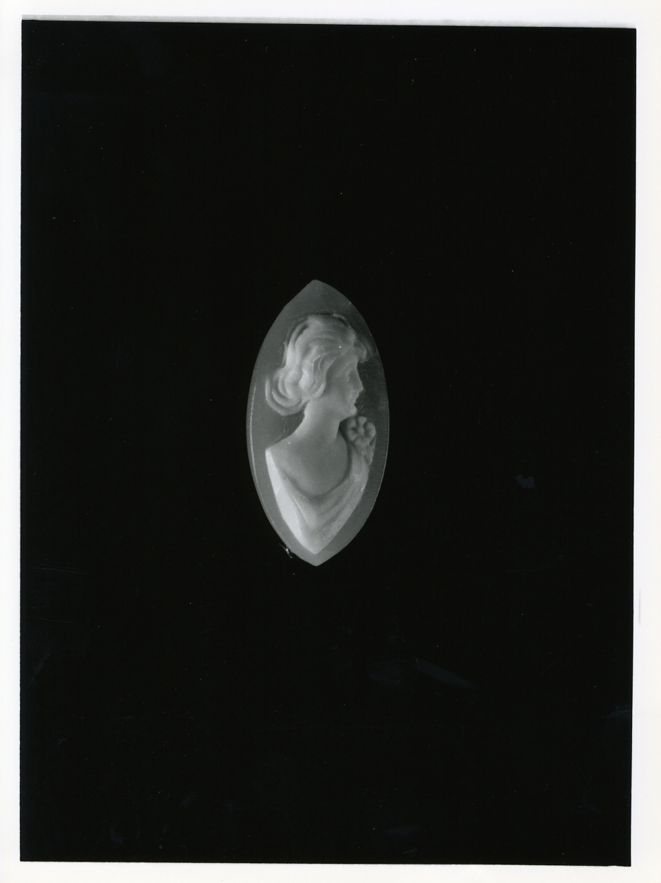 testa di donna (cammeo) - bottega napoletana (primo quarto sec. XX)