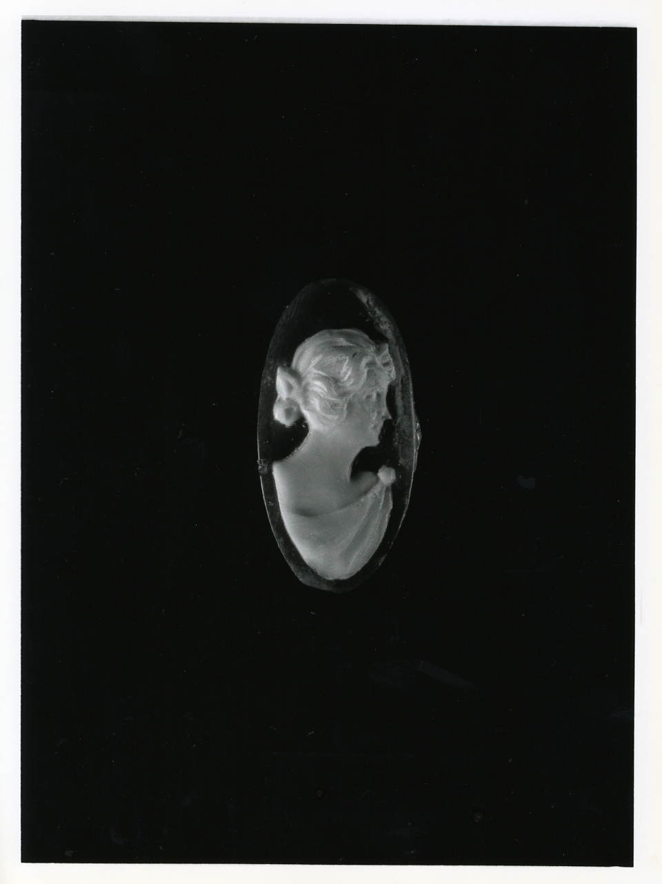 testa di donna (cammeo) - bottega napoletana (primo quarto sec. XX)