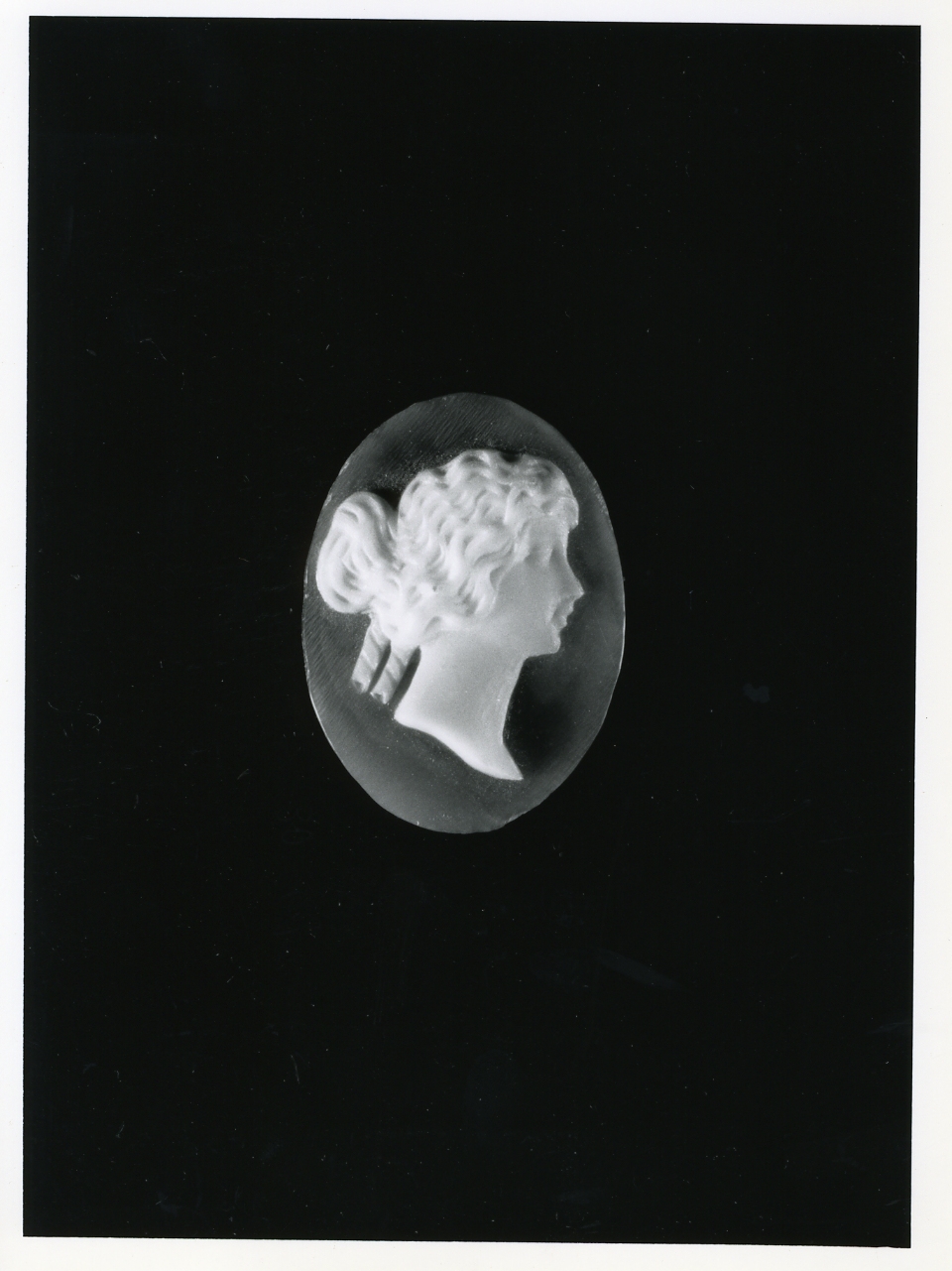 testa di donna (cammeo) - bottega napoletana (primo quarto sec. XX)