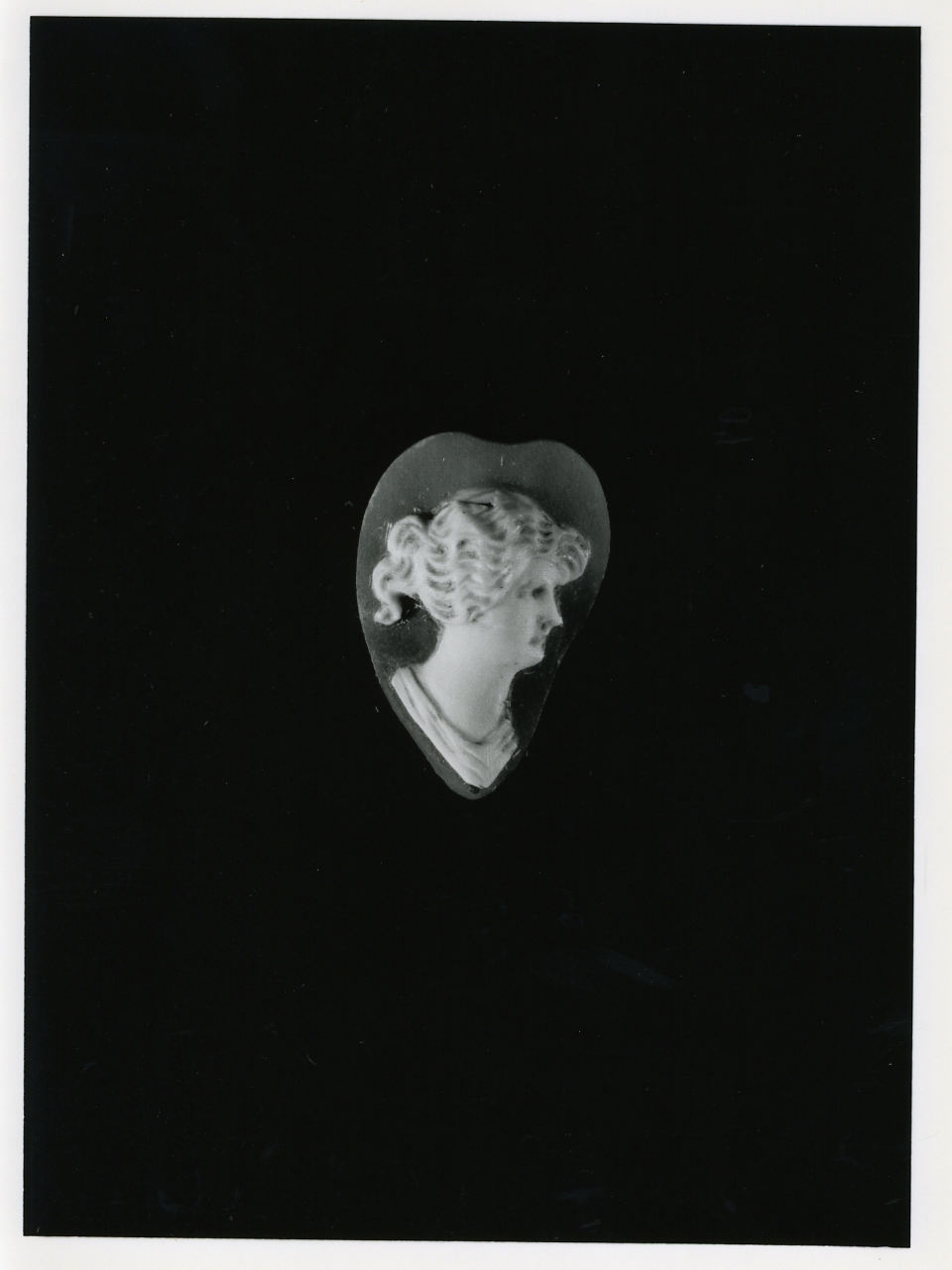 testa di donna (cammeo) - bottega napoletana (primo quarto sec. XX)