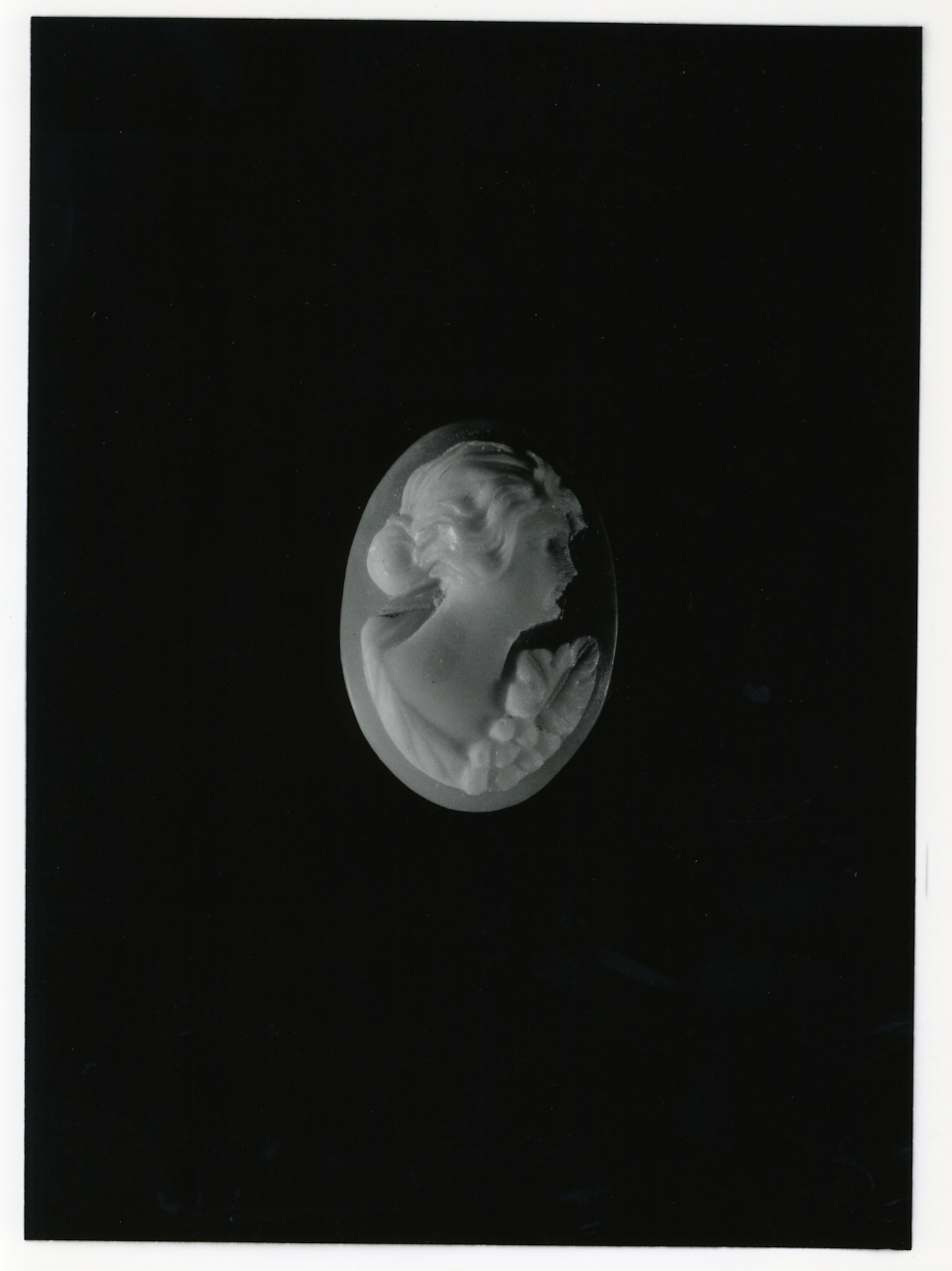 testa di donna (cammeo) - bottega napoletana (primo quarto sec. XX)