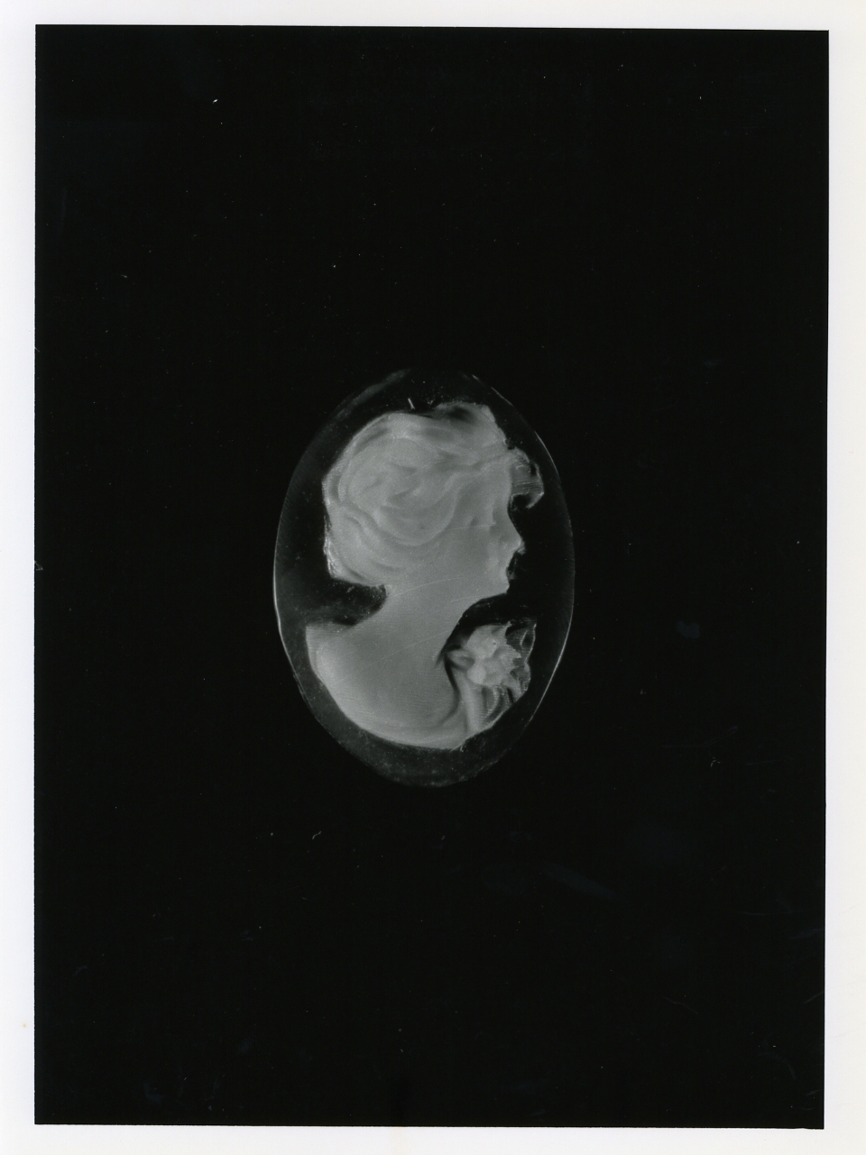 testa di donna (cammeo) - bottega napoletana (primo quarto sec. XX)