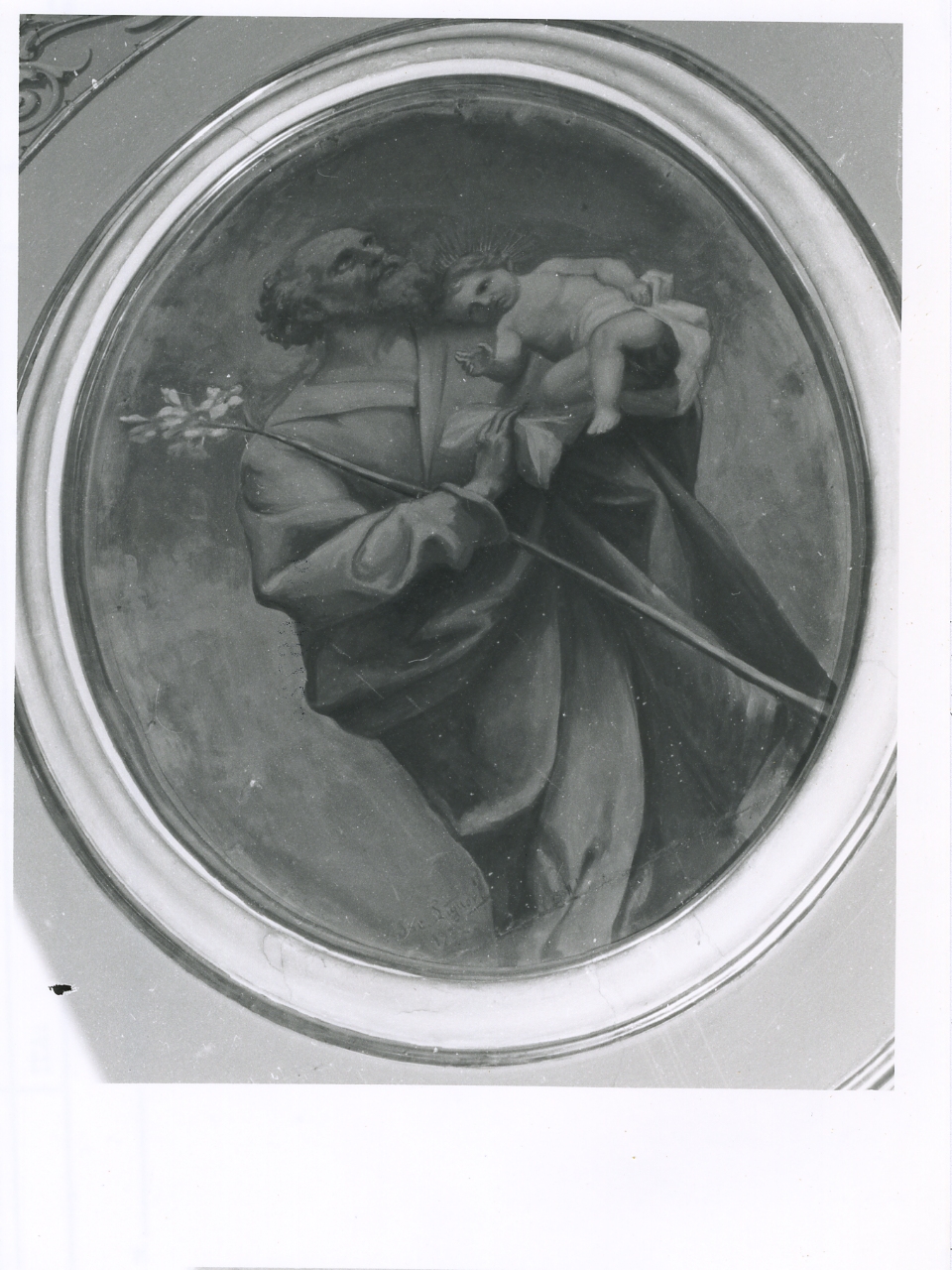 Santi (dipinto, insieme) di Liguori Giuseppe (sec. XX)