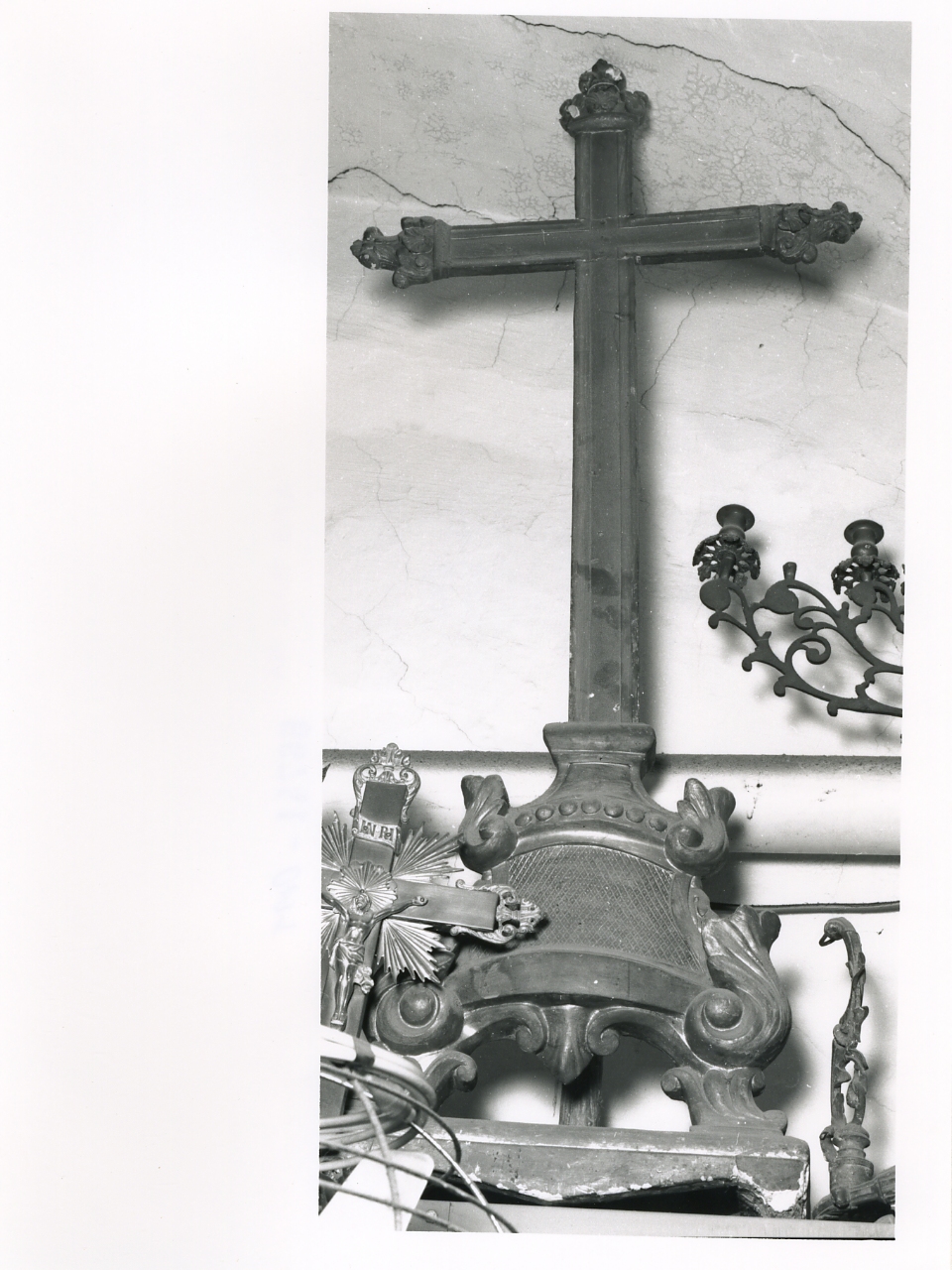 croce d'altare - bottega napoletana (sec. XIX)