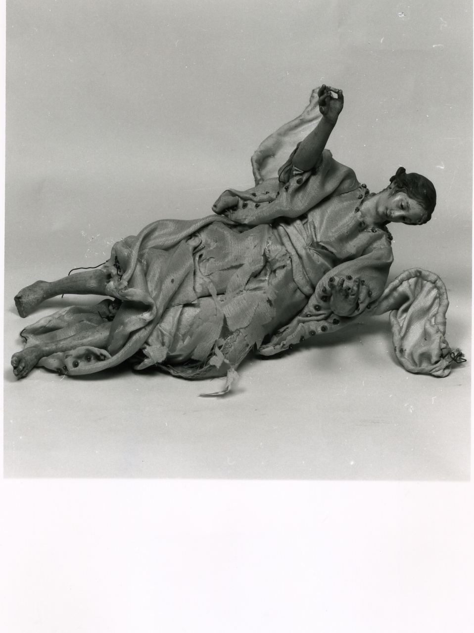 figura femminile (statuetta di presepio) - bottega napoletana (sec. XIX)