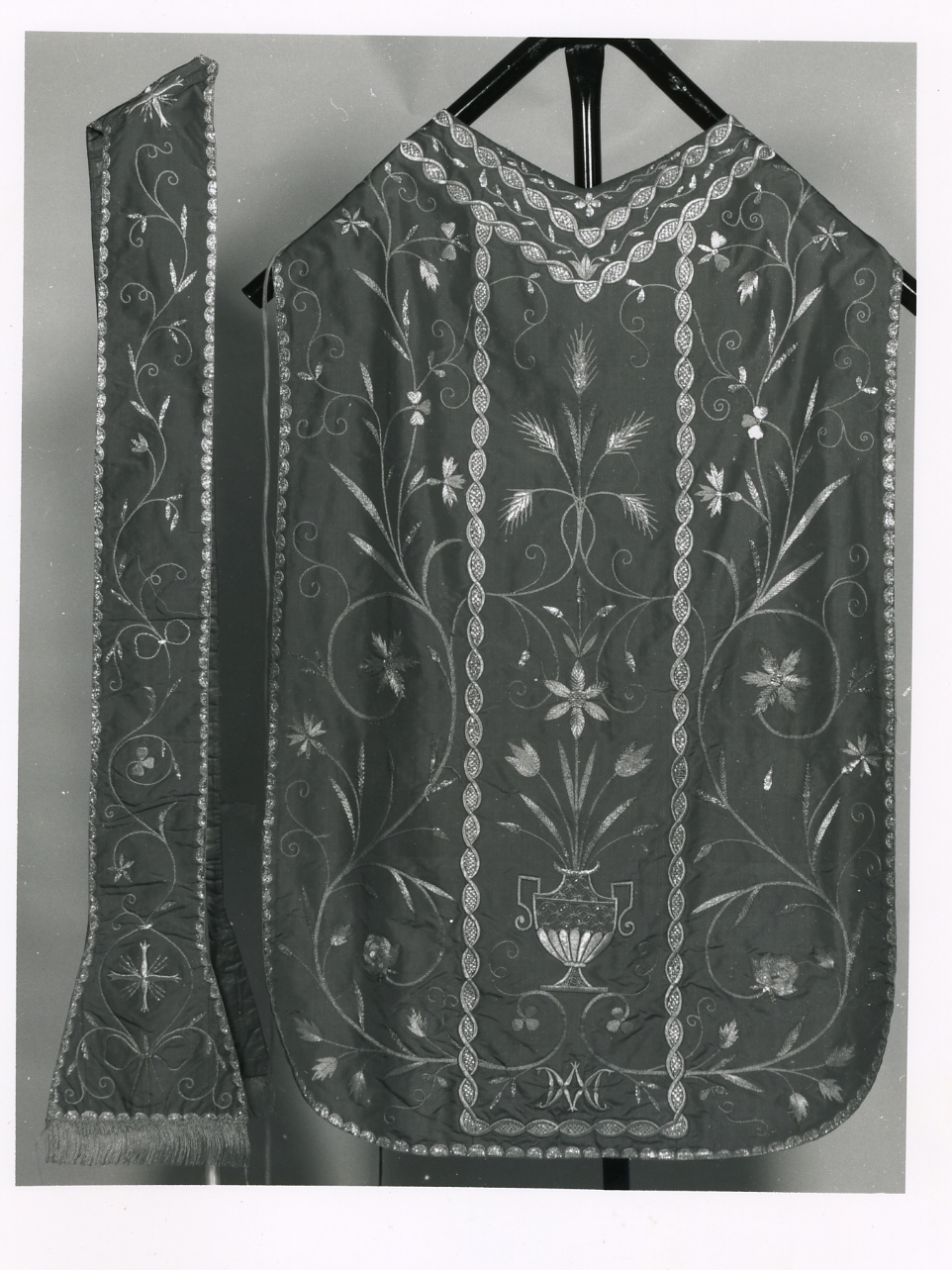 paramento liturgico, insieme - manifattura napoletana (sec. XIX)