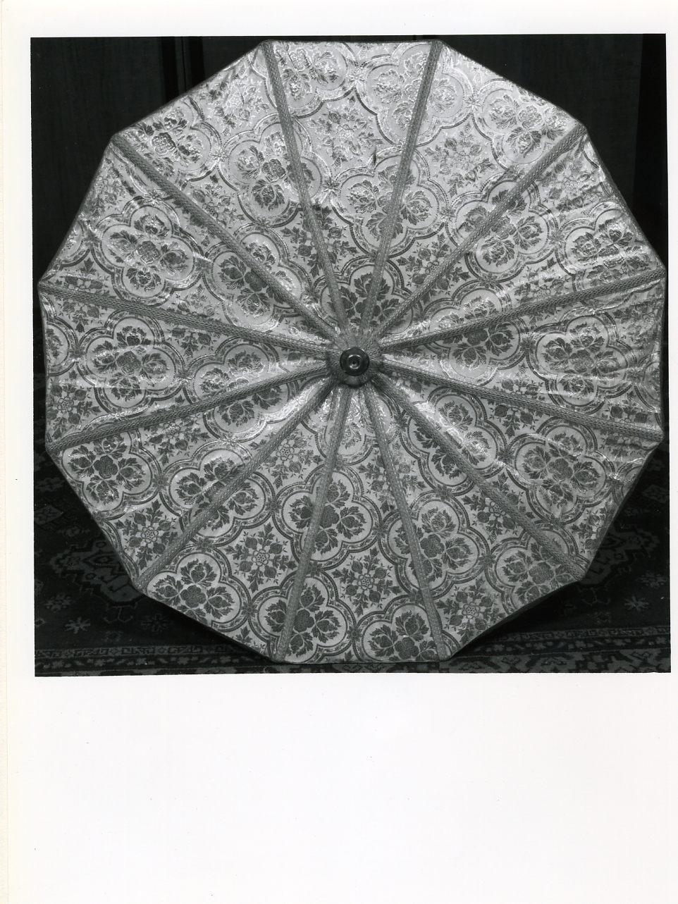 ombrellino processionale - manifattura napoletana (inizio sec. XX)