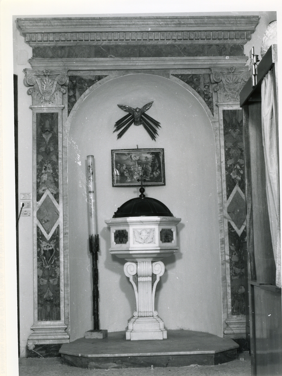 mostra di nicchia - bottega napoletana (inizio sec. XX)