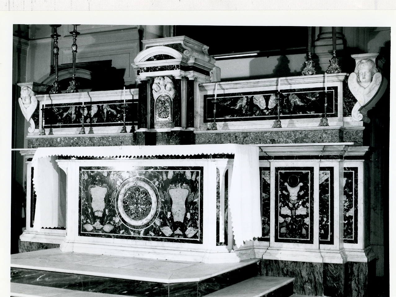 altare maggiore - bottega napoletana (ultimo quarto sec. XIX)