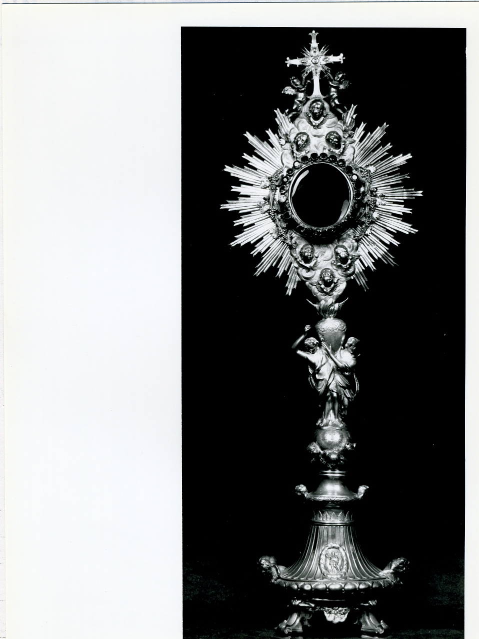 ostensorio - bottega napoletana (inizio sec. XX)